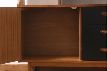 ヴィンテージ家具　STONEHILL　ミッドセンチュリーなルームディバイダー(飾り棚、キャビネット、ビンテージ)(R-043531)