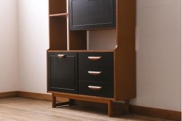 ヴィンテージ家具　STONEHILL　ミッドセンチュリーなルームディバイダー(飾り棚、キャビネット、ビンテージ)(R-043531)