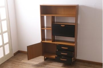 ヴィンテージ家具　STONEHILL　ミッドセンチュリーなルームディバイダー(飾り棚、キャビネット、ビンテージ)(R-043531)