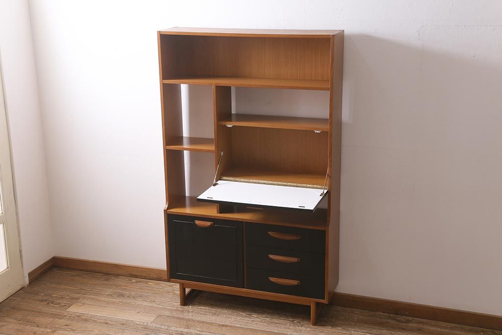 ヴィンテージ家具　STONEHILL　ミッドセンチュリーなルームディバイダー(飾り棚、キャビネット、ビンテージ)(R-043531)