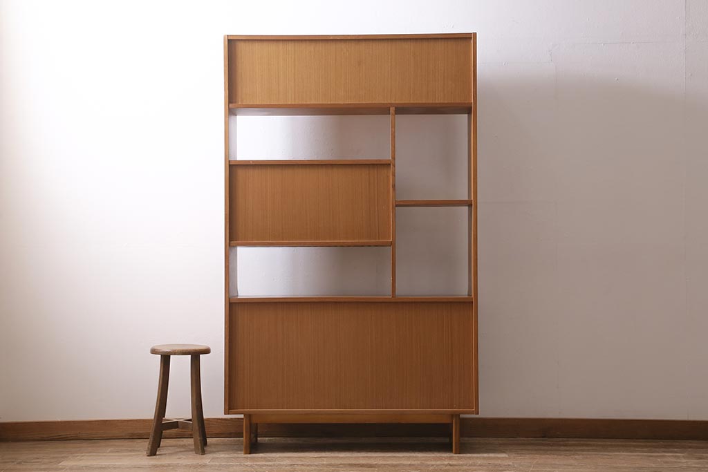 ヴィンテージ家具　STONEHILL　ミッドセンチュリーなルームディバイダー(飾り棚、キャビネット、ビンテージ)(R-043531)