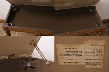 中古　アメリカ製　WURLTZER(ワーリッツァー) モデル2860　シリアル1737198　コンソールピアノ・スツールセット(定価約150〜200万円)(R-043532)