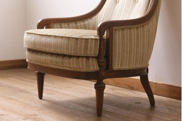中古　DREXEL HERITAGE(ドレクセルヘリテイジ)　Upholstery(アップホルスタリー)　ハイバックチェア(ソファ)(定価約50万円)(R-043533)