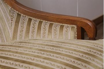 中古　DREXEL HERITAGE(ドレクセルヘリテイジ)　Upholstery(アップホルスタリー)　ハイバックチェア(ソファ)(定価約50万円)(R-043533)