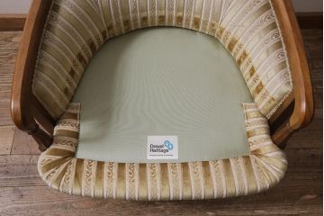 中古　DREXEL HERITAGE(ドレクセルヘリテイジ)　Upholstery(アップホルスタリー)　ローバックチェア(ソファ)(定価約45万円)(R-043534)