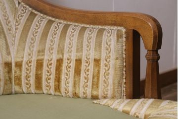 中古　DREXEL HERITAGE(ドレクセルヘリテイジ)　Upholstery(アップホルスタリー)　ローバックチェア(ソファ)(定価約45万円)(R-043535)