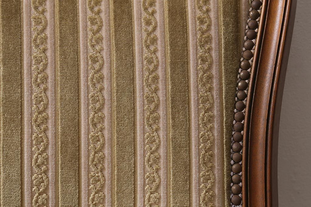 中古　DREXEL HERITAGE(ドレクセルヘリテイジ)　Et Cetera(エトセトラ)　高級感漂うサイドチェア(ダイニングチェア)(定価約20万円)(R-043537)