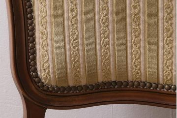 中古　DREXEL HERITAGE(ドレクセルヘリテイジ)　Et Cetera(エトセトラ)　高級感漂うサイドチェア(ダイニングチェア)(定価約20万円)(R-043537)