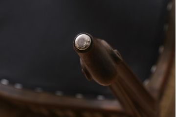 中古　DREXEL HERITAGE(ドレクセルヘリテイジ)　Et Cetera(エトセトラ)　高級感漂うサイドチェア(ダイニングチェア)(定価約20万円)(R-043537)