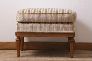 中古　DREXEL HERITAGE(ドレクセルヘリテイジ)　Upholstery(アップホルスタリー)　オットマン(定価約18万円)(R-043539)