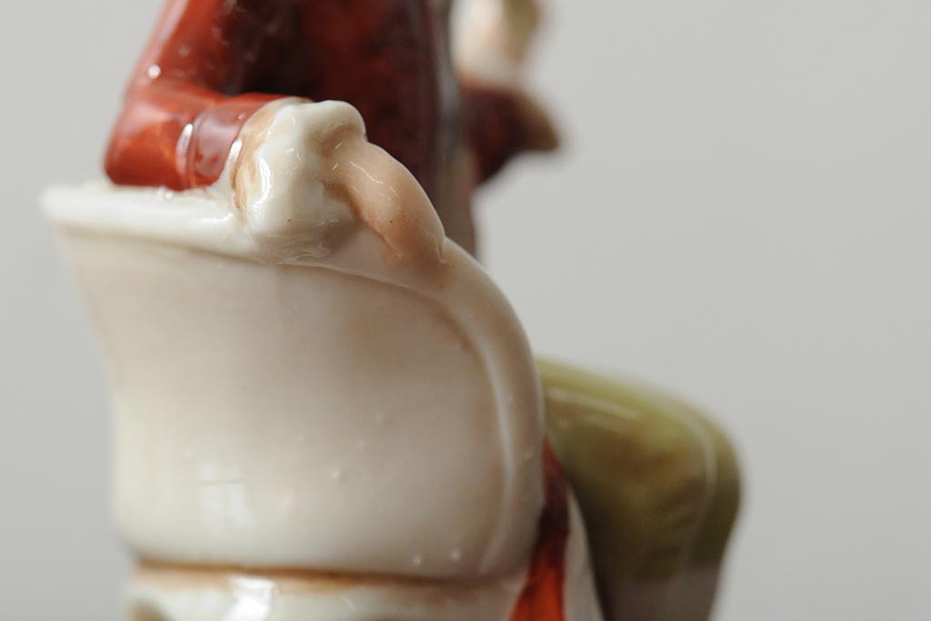 ドイツ?　フィギュリン4個セット　オクトーバーフェスト?　モーツァルト　他2体(陶器置物、オブジェ)(R-043543)