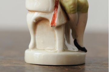 ドイツ?　フィギュリン4個セット　オクトーバーフェスト?　モーツァルト　他2体(陶器置物、オブジェ)(R-043543)