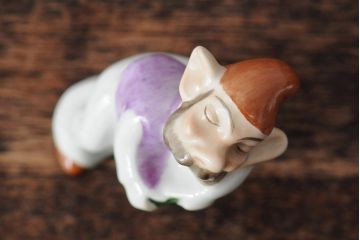 ハンガリー　HEREND(ヘレンド)　小人の置物3個セット(フィギリン、人形、西洋陶磁器)(R-043545)