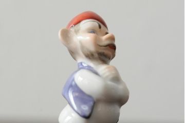 ハンガリー　HEREND(ヘレンド)　小人の置物3個セット(フィギリン、人形、西洋陶磁器)(R-043545)