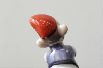 ハンガリー　HEREND(ヘレンド)　小人の置物3個セット(フィギリン、人形、西洋陶磁器)(R-043545)