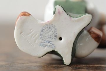 ハンガリー　HEREND(ヘレンド)　小人の置物3個セット(フィギリン、人形、西洋陶磁器)(R-043545)