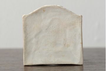 アンティーク雑貨　民族衣装　マジシャン　人物　陶器の置物3点セット(オブジェ、ペン立て、小物入れ、ディスプレイ雑貨)(R-043550)