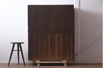 アンティーク家具　昭和初期　総桐材　味わい深い風合いシンプルな重ね箪笥(衣裳箪笥、引き出し、時代箪笥)(R-043564)