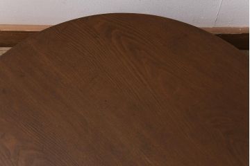 ビンテージ家具　栓材　和モダンスタイルにもおすすめなレトロなちゃぶ台(ローテーブル)(R-043569)