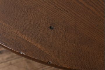 ビンテージ家具　栓材　和モダンスタイルにもおすすめなレトロなちゃぶ台(ローテーブル)(R-043569)
