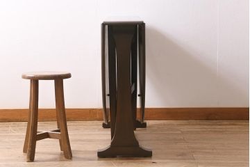 ヴィンテージ家具　イギリスビンテージ　ERCOL(アーコール)　ドロップリーフテーブル(バタフライテーブル、ゲートレッグテーブル)(R-043573)