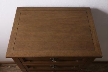 中古　DREXEL HERITAGE(ドレクセルヘリテイジ)　Triune(トライユン)　ランジェリーチェスト(サイドチェスト、引き出し)(定価約43万円)(R-043575)