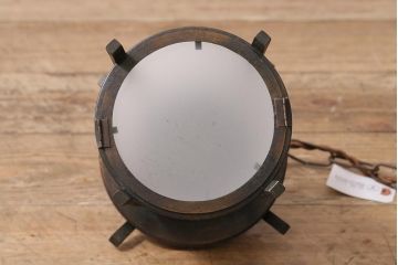 アンティーク照明　風情あふれる佇まいが魅力的な吊り灯籠(灯篭、天井照明、吊り下げ照明)(R-043582)