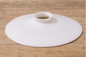 アンティーク照明　戦前　和製アンティーク　レトロな佇まいが趣き溢れる平笠ペンダントライト(天井照明、吊り下げ照明、電笠)(R-043586)