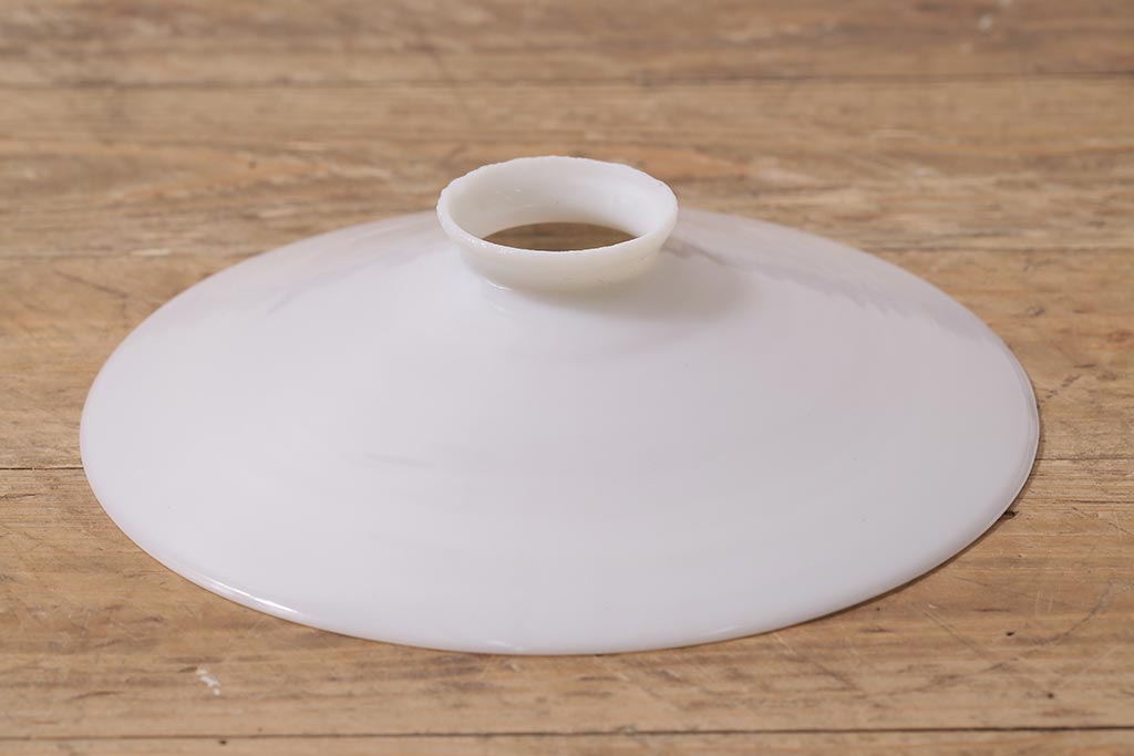 アンティーク照明　戦前　和製アンティーク　レトロな佇まいが趣き溢れる平笠ペンダントライト(天井照明、吊り下げ照明、電笠)(R-043587)