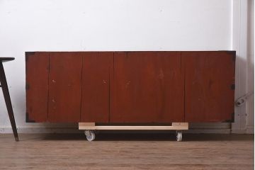 アンティーク家具　明治大正期　引き出し7杯　モダンなデザインが魅力の箪笥ローチェスト(引き出し、和タンス、時代箪笥)(R-043603)