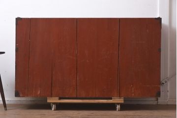 アンティーク家具　明治大正期　引き出し7杯　モダンなデザインが魅力の箪笥ローチェスト(引き出し、和タンス、時代箪笥)(R-043604)