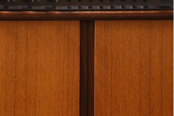 ジャンク品　イギリスビンテージ　Dynatron Radio Ltd・GOLDRING Lenco GL72　オーディオ機器付きキャビネット(ラジオグラム、レコードプレイヤー、ミュージックキャビネット、ヴィンテージ)(R-043607)