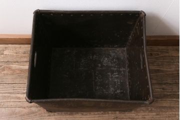 アンティーク雑貨　戦前　高級髪洗粉　百万弗　ボテ箱(収納箱)(R-043608)