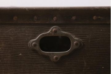 アンティーク雑貨　戦前　高級髪洗粉　百万弗　ボテ箱(収納箱)(R-043608)