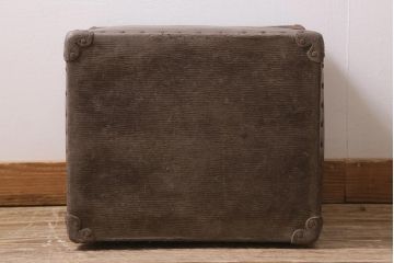 アンティーク雑貨　戦前　高級髪洗粉　百万弗　ボテ箱(収納箱)(R-043608)