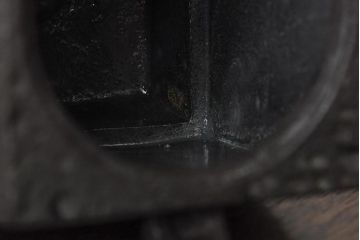 長谷川雅山　方客手取釜　鉄瓶　共箱付(茶道具)(R-043613)