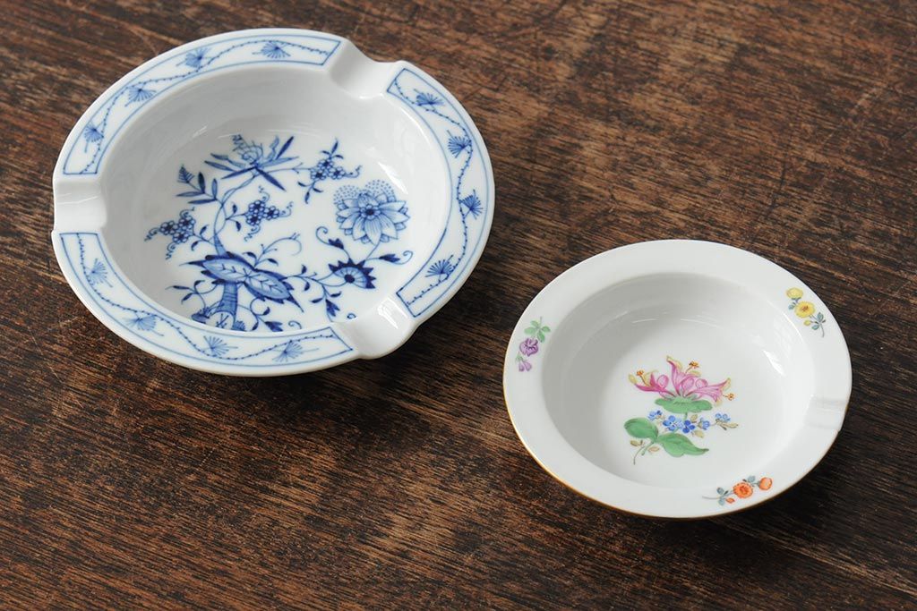 Meissen マイセン ブルーオニオン アッシュトレイ 灰皿 MEISSEN マイセン ブルーオニオン アッシュトレイ 灰皿 プレート