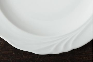 中古　ハンガリー　HOLLOHAZA(ホロハーザ)　Magnolia(マグノリア)　22.5cm　プレート6枚セット(皿、洋食器)(R-043617)