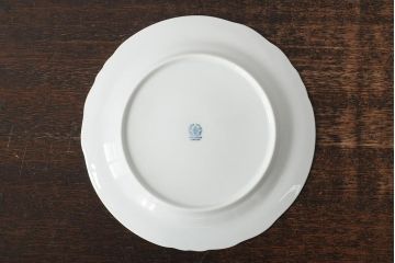 中古　ハンガリー　HOLLOHAZA(ホロハーザ)　Magnolia(マグノリア)　22.5cm　プレート6枚セット(皿、洋食器)(R-043617)