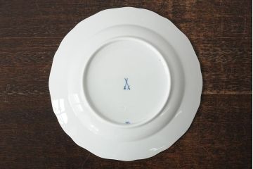 ドイツ　MEISSEN(マイセン)　ブルーオニオン　25.5cm・16cm　プレート3枚セット(皿、洋食器)(R-043618)