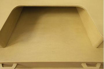 北欧ヴィンテージ　当店でペイントを施した可愛らしい佇まいが魅力的!人気のG-PLANのドレッサー(鏡、鏡台、ビンテージ)(R-043707)