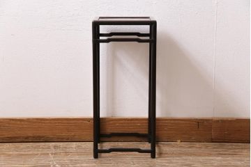 古い　花梨天板　唐木花台(唐物、中国、カリン材)(R-043711)