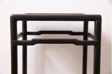 古い　花梨天板　唐木花台(唐物、中国、カリン材)(R-043711)