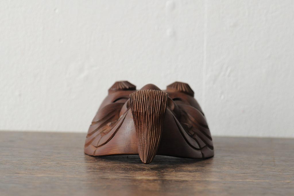 古い 木彫 面 おきな 民芸 古道具 アンティーク オブジェ 公式】アンティーク家具ラフジュ工房商品詳細ページ骨董 在銘