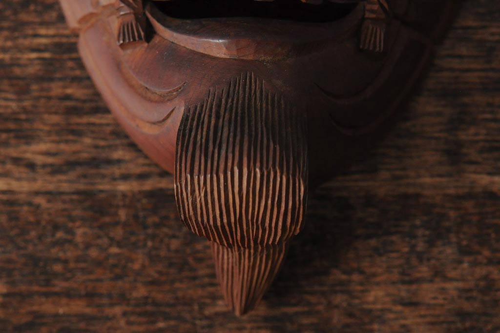 公式】アンティーク家具ラフジュ工房商品詳細ページ骨董 在銘 古い木彫