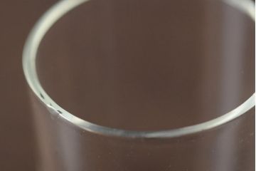 大正期　黒エナメル足　リキュールグラス3客セット(和ガラス、酒器)(R-043728)
