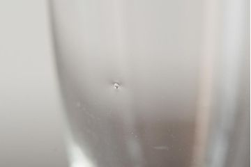 大正期　黒エナメル足　リキュールグラス3客セット(和ガラス、酒器)(R-043728)