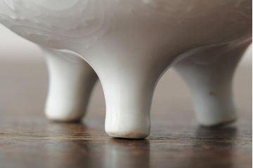 善夫銘　鳳香炉(白磁、青磁、共箱、茶道具)(R-043731)