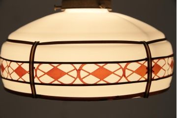 レトロ照明　和の雰囲気高まるペンダントライト(電笠、シェード、天井照明)(R-043734)