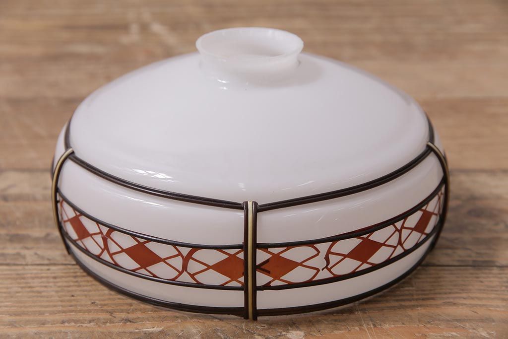 レトロ照明　和の雰囲気高まるペンダントライト(電笠、シェード、天井照明)(R-043734)